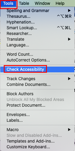 accessiblity checker word for mac accessiblity checker word for mac